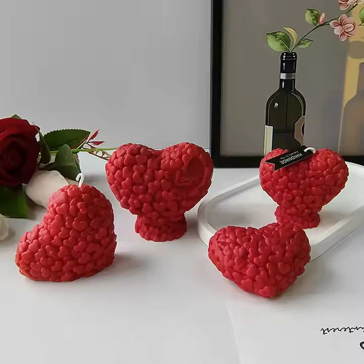 Bougie Artisanale Valentine - Coeur Eternel