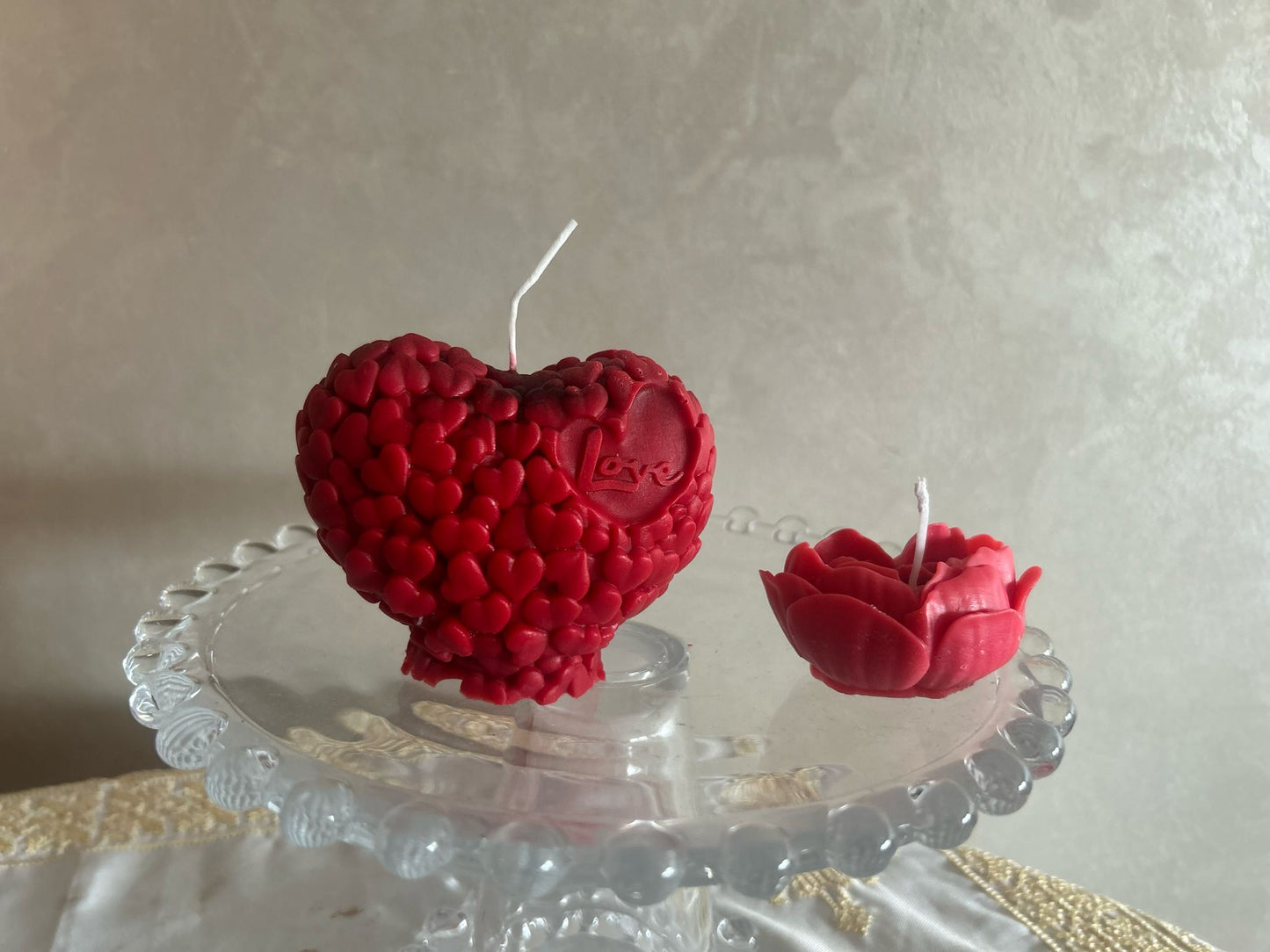 Bougie Artisanale Valentine - Coeur Eternel